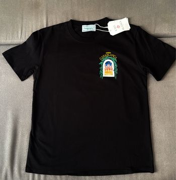 T-shirt Casablanca “Avenida Casablanca” noir
