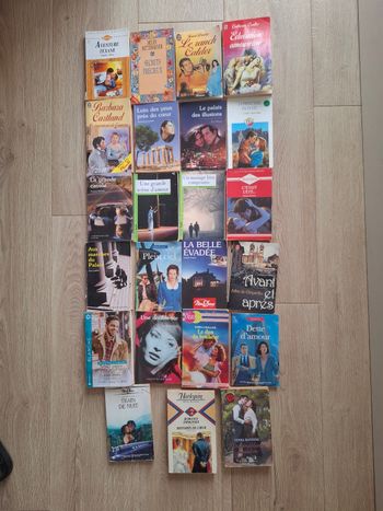 Lot de 23 romans en bon état