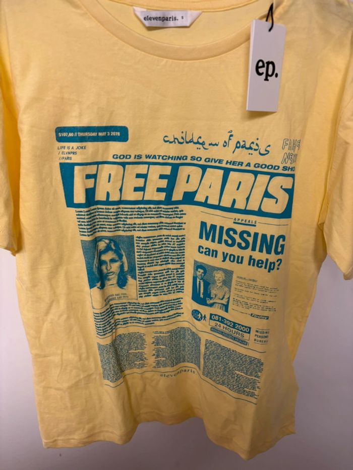 Tee shirt eleven paris neuf - photo numéro 4