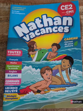 Cahier de vacances CE2 vers CM1