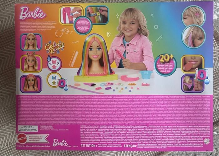 Tête à coiffer Barbie Color Reveal – Neuve - photo numéro 2