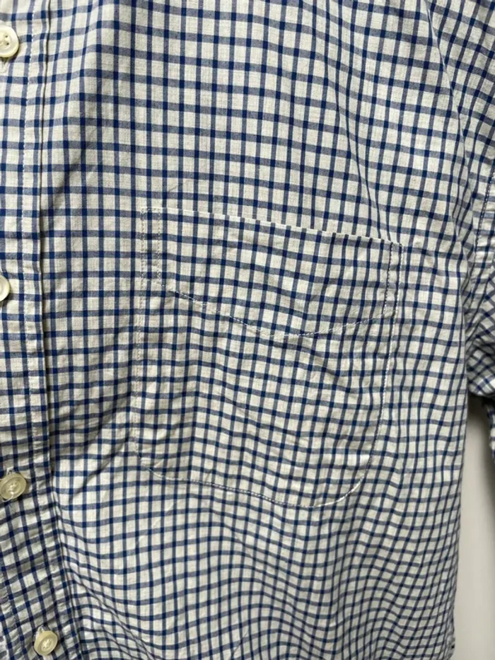 Tommy Hilfiger checkered shirt blue white Mens XL - photo numéro 9