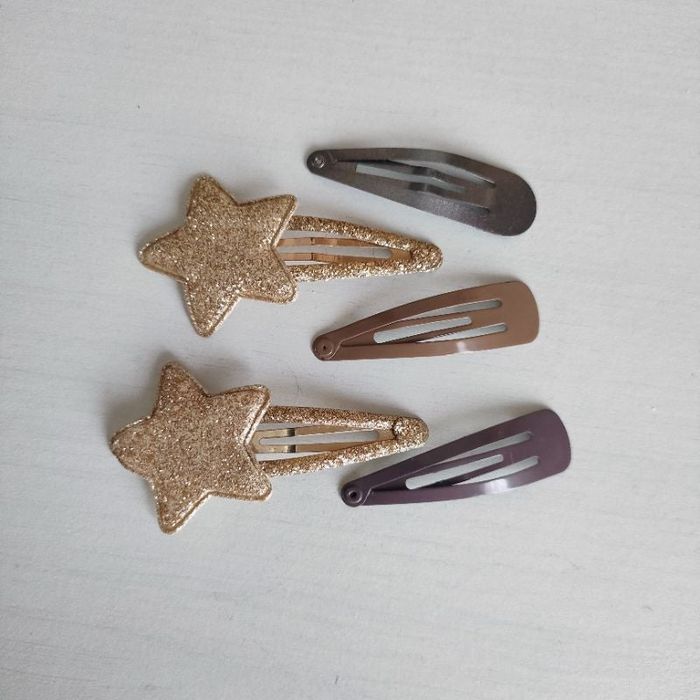 Lot pinces dorées/marron