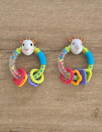 Lot hochets Sophie la girafe