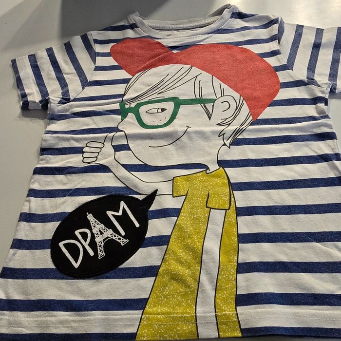Lot de 2 t-shirts manches courtes - 5 ans - photo numéro 4