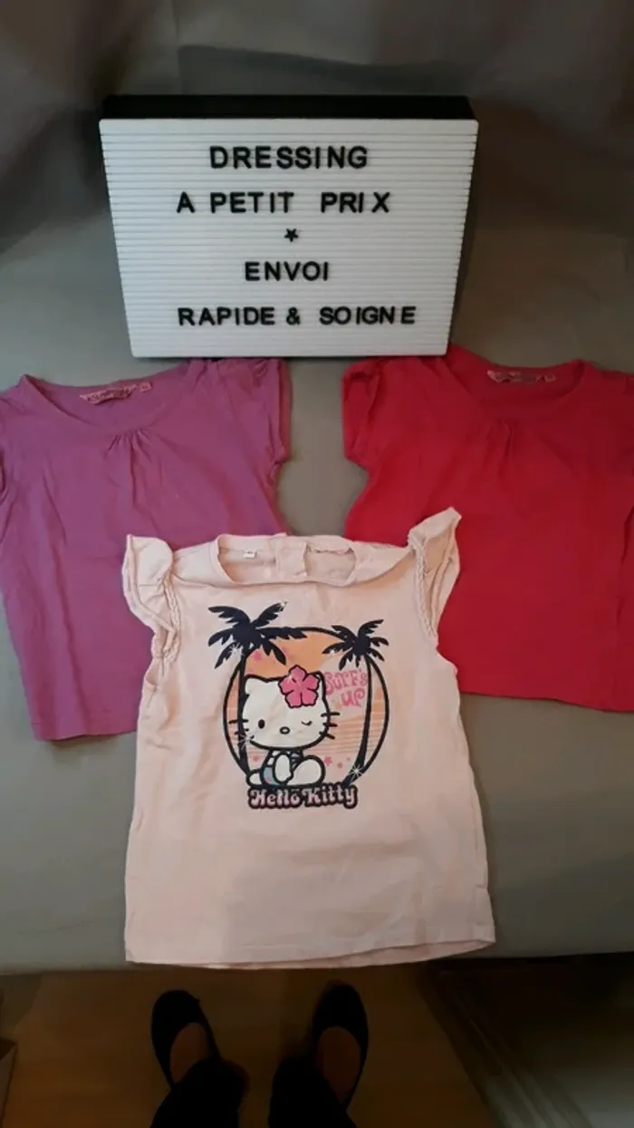 T shirt manche courte 4 ans