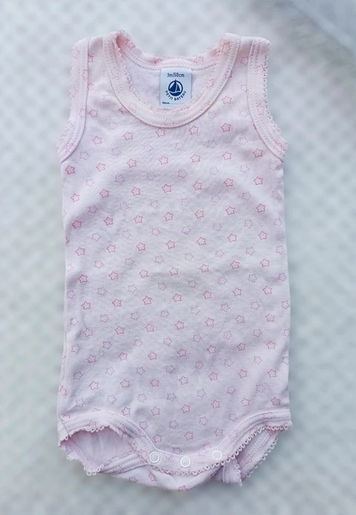 🔸Body Sans Manches Fille - Petit Bateau 🔸