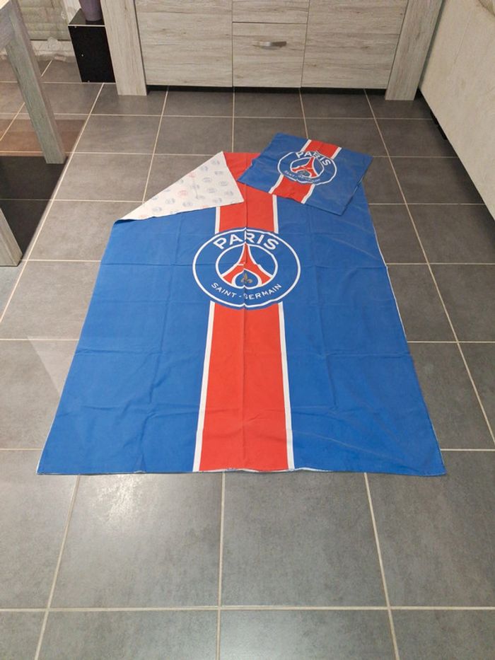 Housse de couette +taie Paris Saint Germain