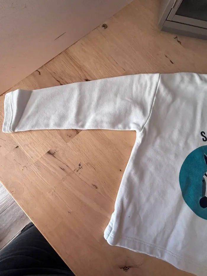 Joli pull léger blanc • Okaïdi • 4 ans - photo numéro 5