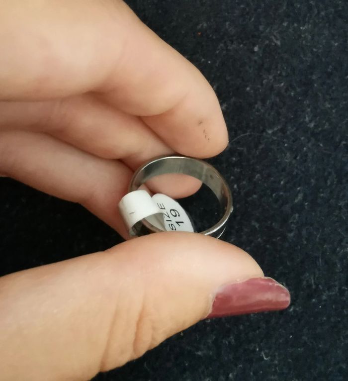 Bague a strass taille 60 - photo numéro 3