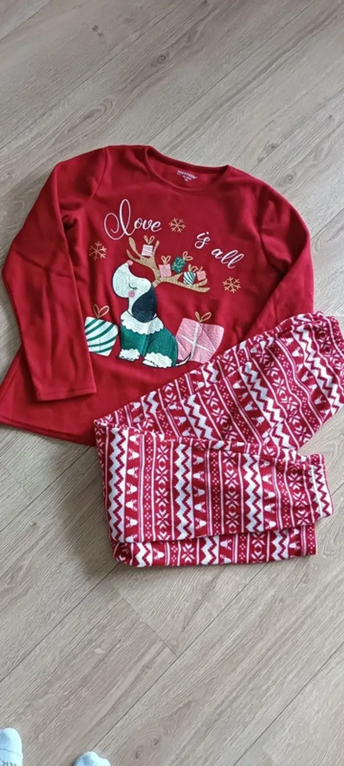Pyjama de Noël polaire 12 ans