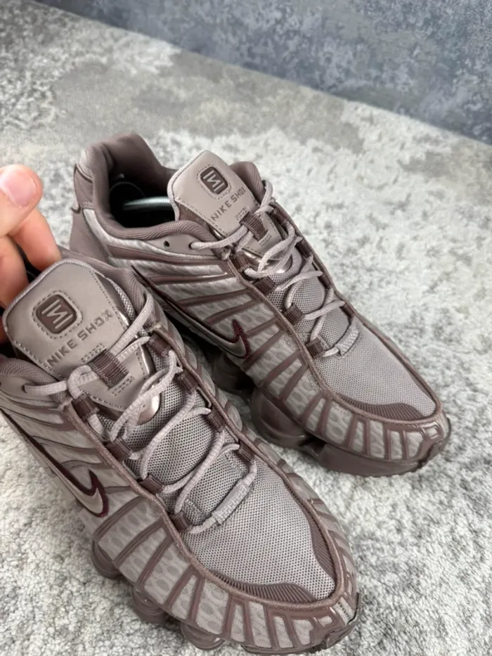 Nike Shox TL Pumice Night Marron - Brown / Bordeaux - photo numéro 12