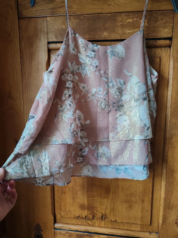 Top fleuri Mango taille M - photo numéro 5