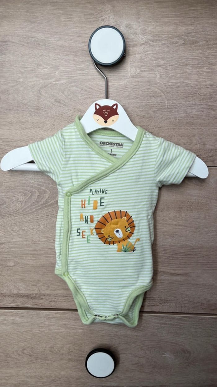 Lot de 5 bodies Orchestra - Jungle – Taille 1 mois - photo numéro 6