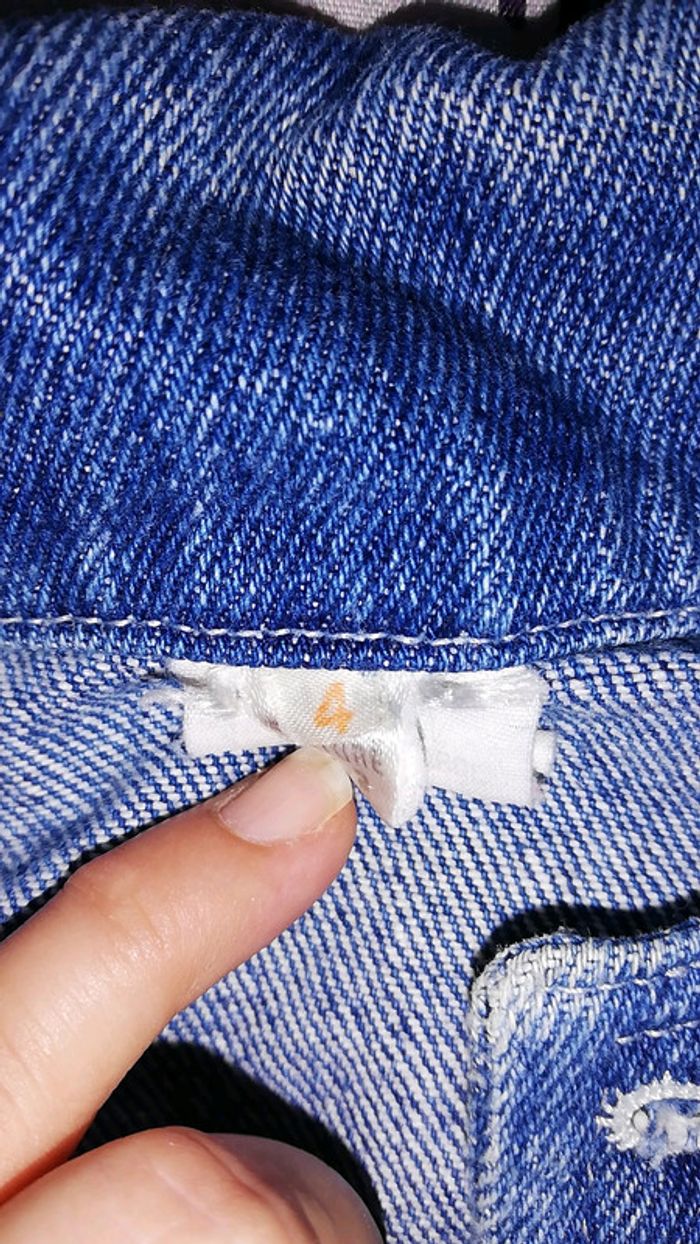 Veste jeans 4 ans - photo numéro 4