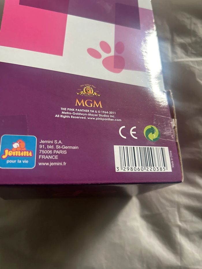 Doudou la panthère rose produit neuf - photo numéro 6