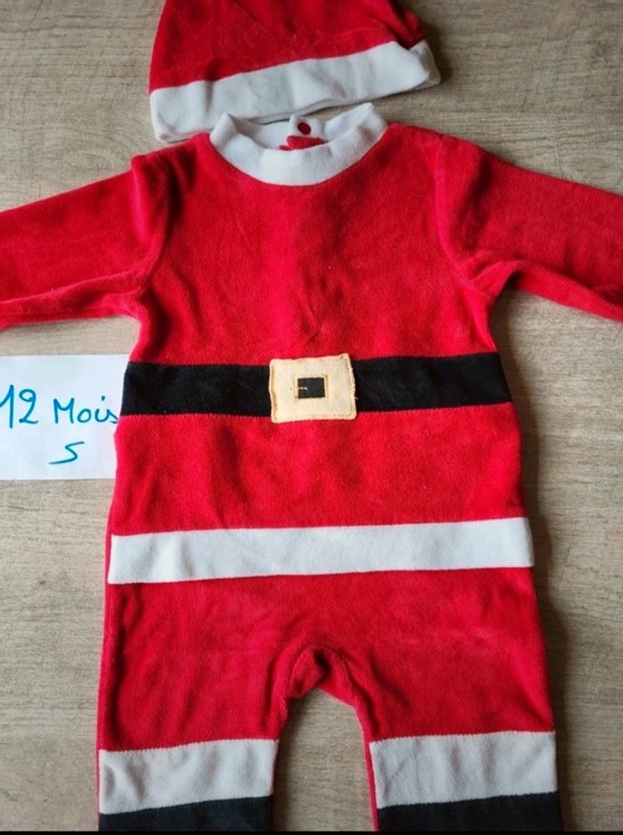 Pyjama père Noël bébé 12mois - photo numéro 2