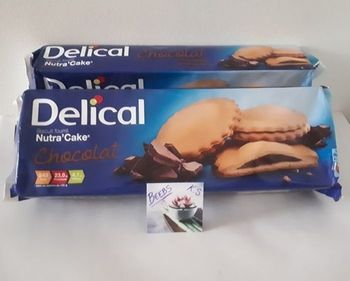 Lot 2 paquets DELICAL - NUTRA CAKE - CHOCOLAT