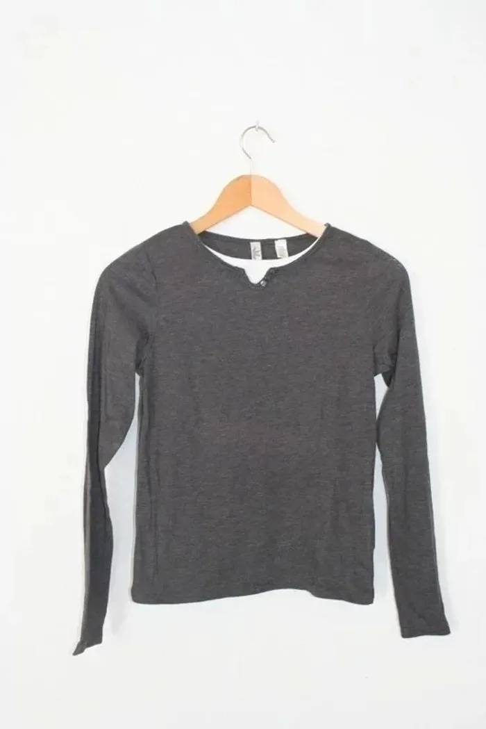 Tee shirt gris Okaidi taille 14 ans