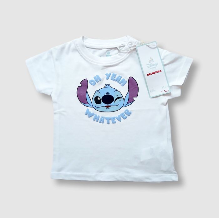 T-shirt Stitch Disney Baby Orchestra – 6 mois – Neuf avec étiquette