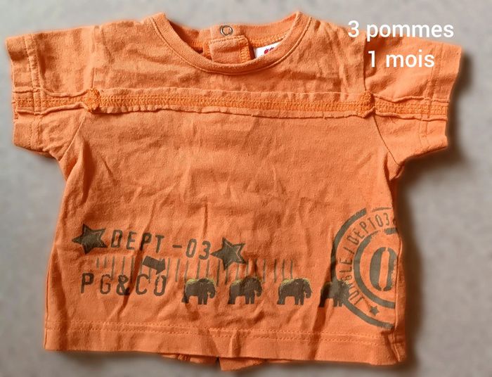 Tee shirt 3 Pommes neuf