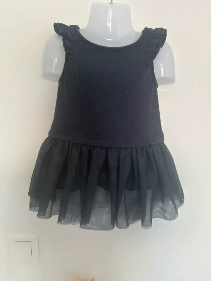 Robe bleu marine Vertbaudet - Taille 2 ans đ