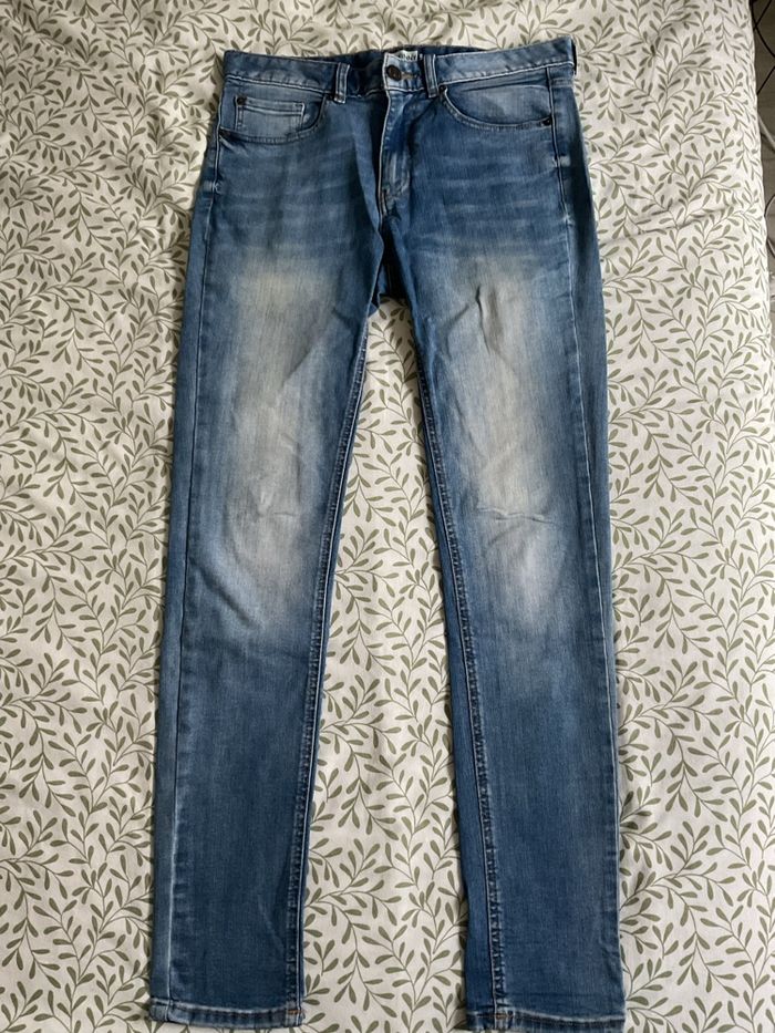 Jeans Skinny bleu taille 38 Kiabi - photo numéro 3