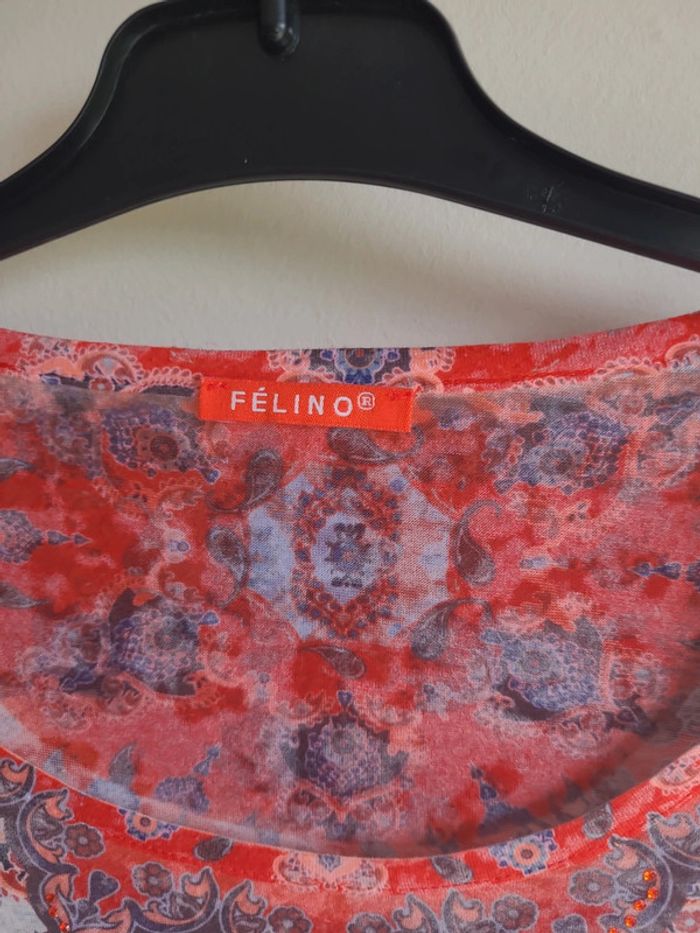 👚blouse 3/4 Felino taille 5👚 - photo numéro 3