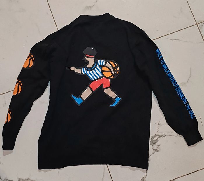 Pull léger homme marque motif basket lot possible - photo numéro 2