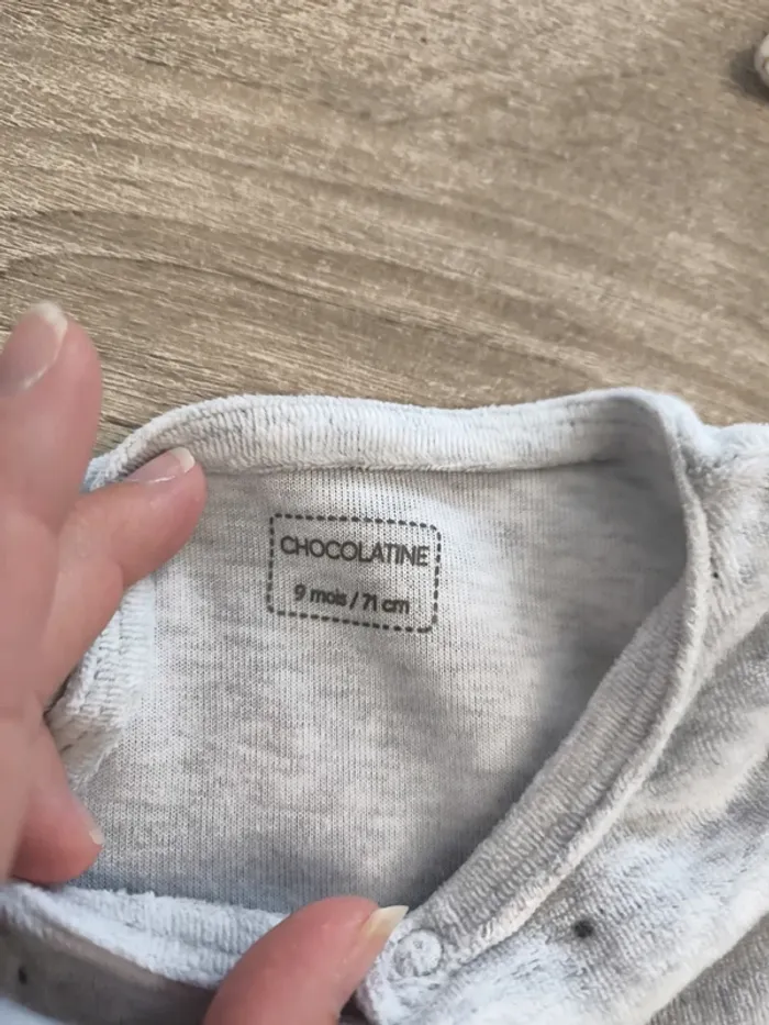 Pyjama hiver garçon 9 mois Chocolatine - photo numéro 7