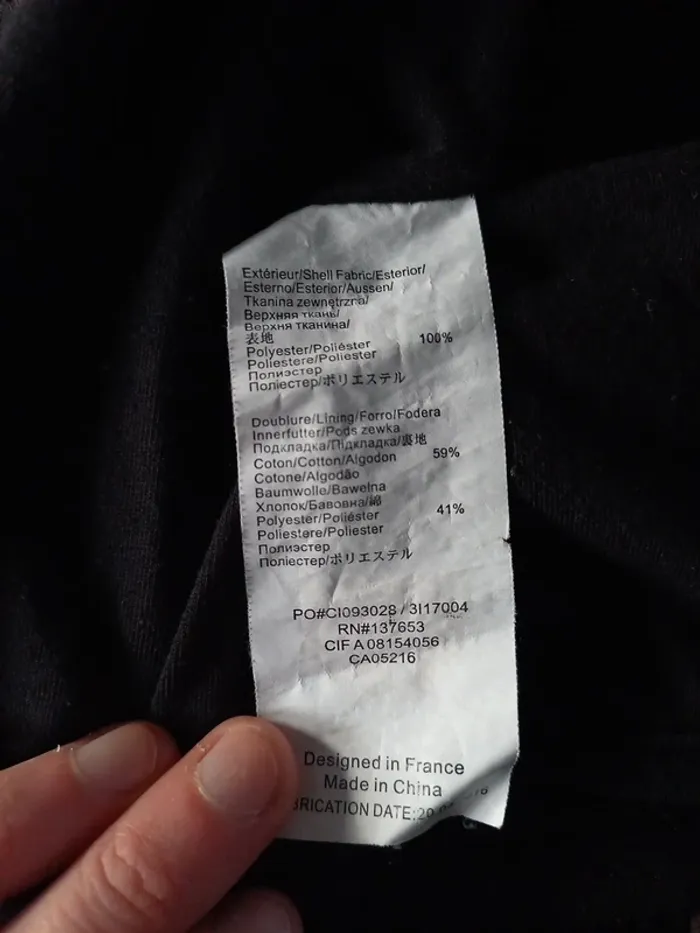 Gilet noir 9/10 ans - photo numéro 9
