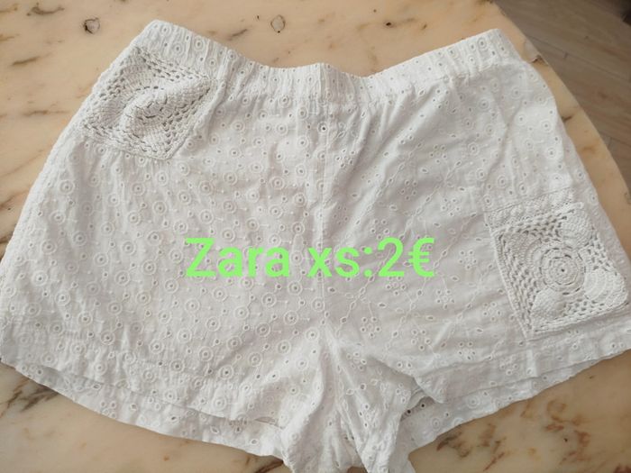 Short Zara broderie anglaise