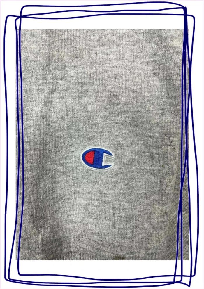 Pull / sweat à capuche Champion gris - photo numéro 3