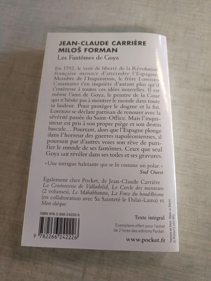 Livre les fantômes de goya - photo numéro 2