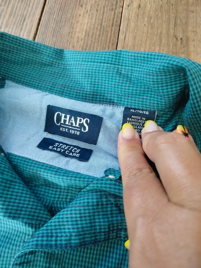 Chemise homme chaps XL - photo numéro 3