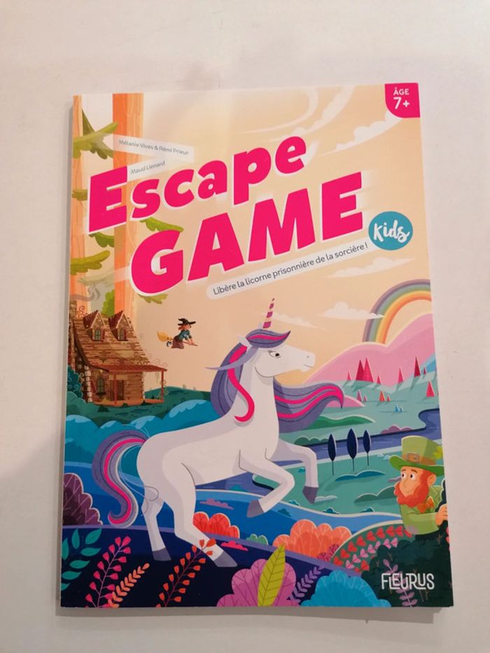 Escape game "Libère la licorne prisonnière de la sorcière"