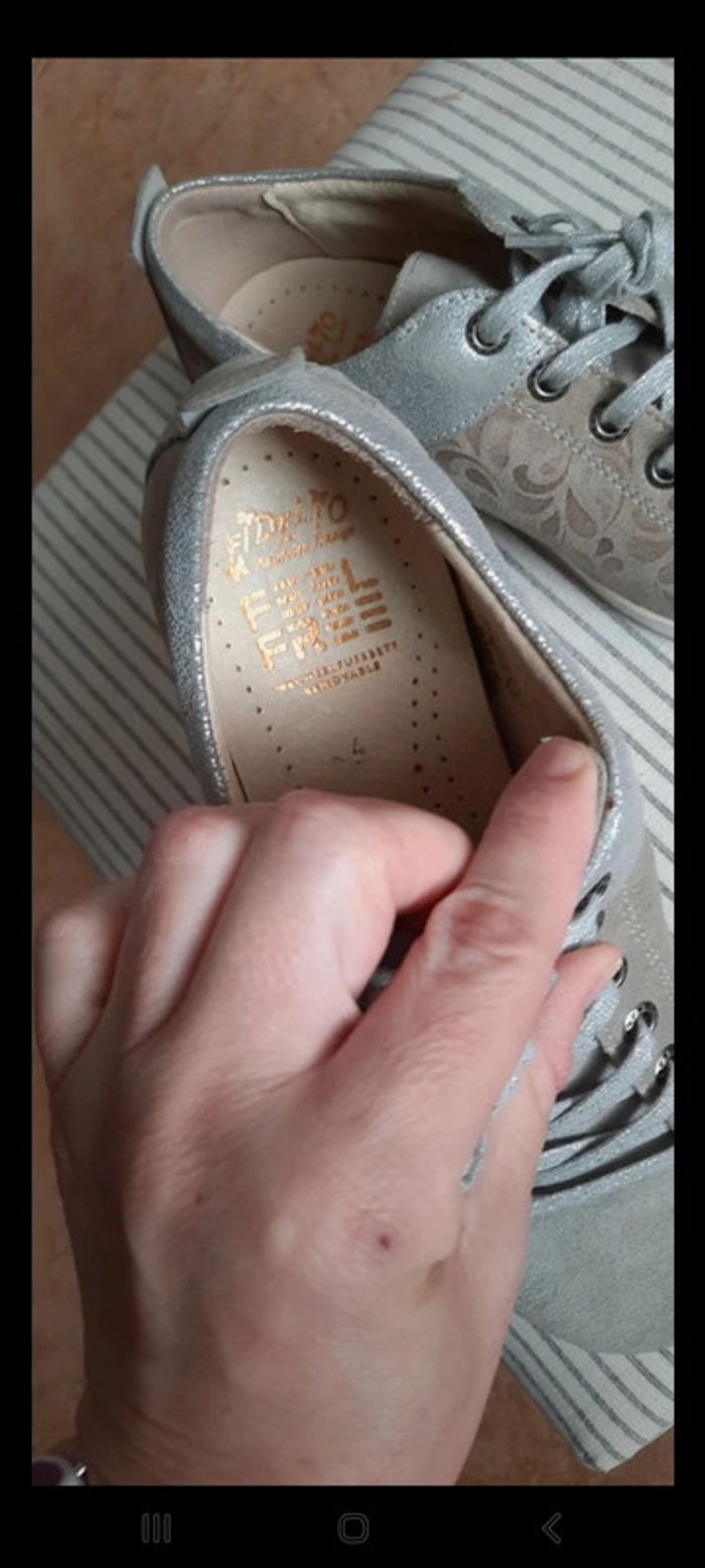 Baskets en cuir neuve 37 - photo numéro 6