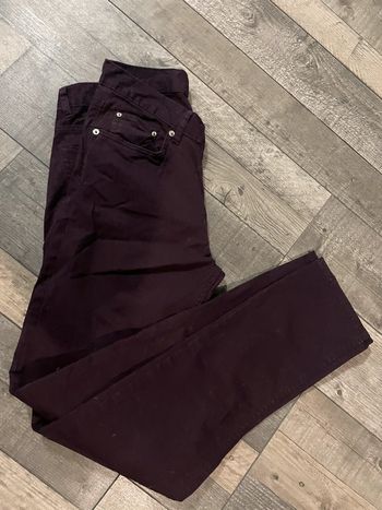 Pantalon slim fit violet
