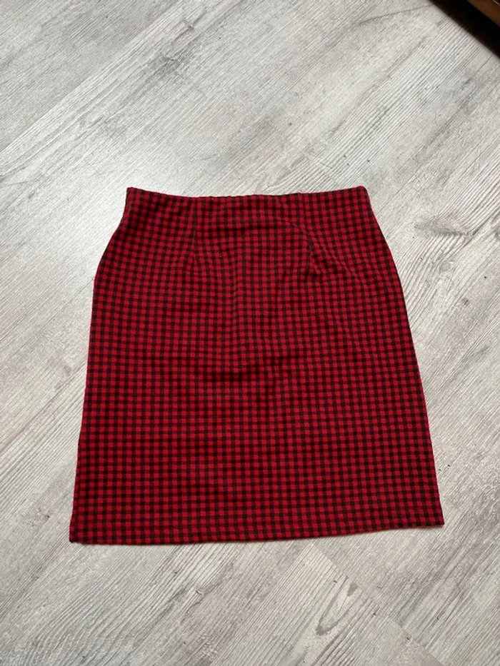 jupe à carreaux