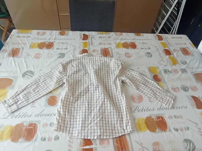 Chemise à petit carreaux manches longues Dpam 8 ans neuf 4€ - photo numéro 3