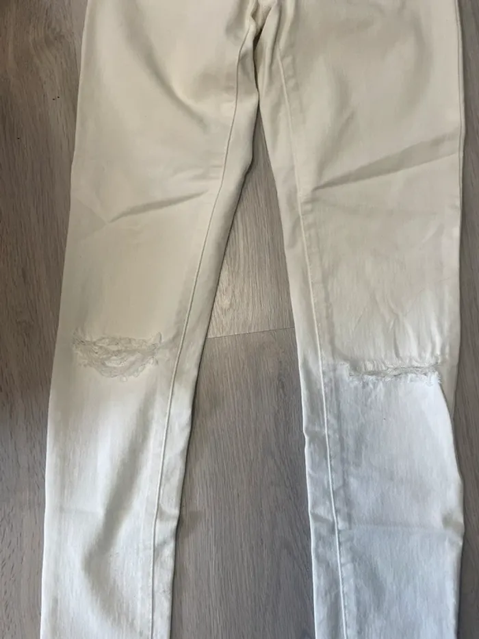 Pantalon blanc Zara - photo numéro 3