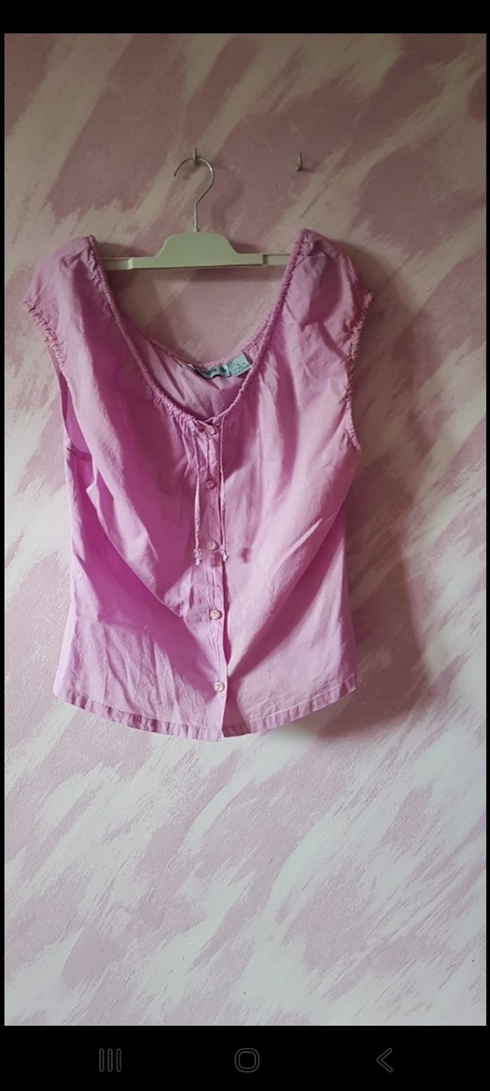 Top rose taille S