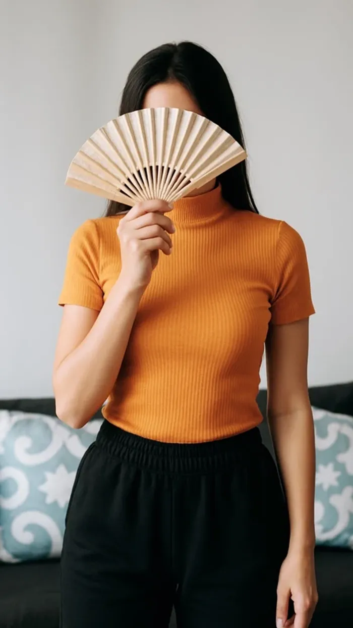 Top moutarde taille XS 34 de chez H&M