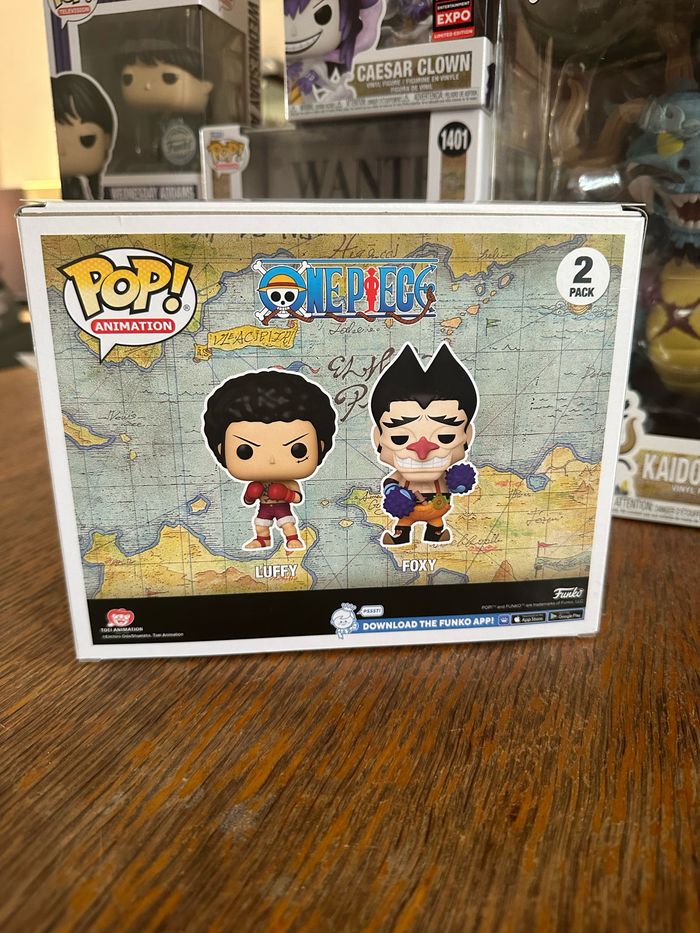 Funko Pop One Piece Luffy & Foxy 2 Pack Spécial Édition - photo numéro 3