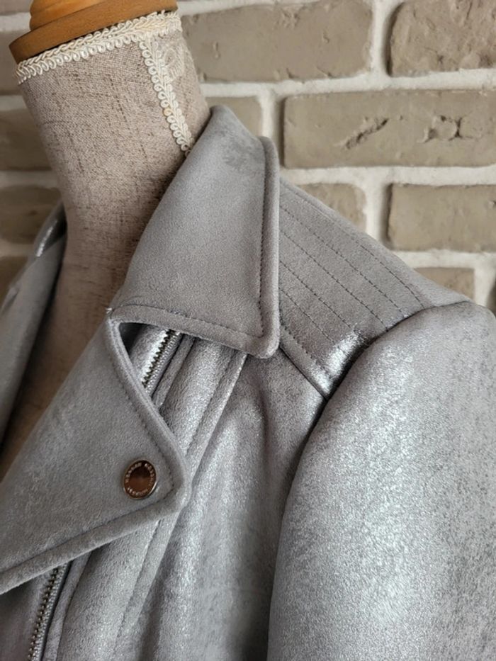 Perfecto argenté Morgan - Neuf - photo numéro 11