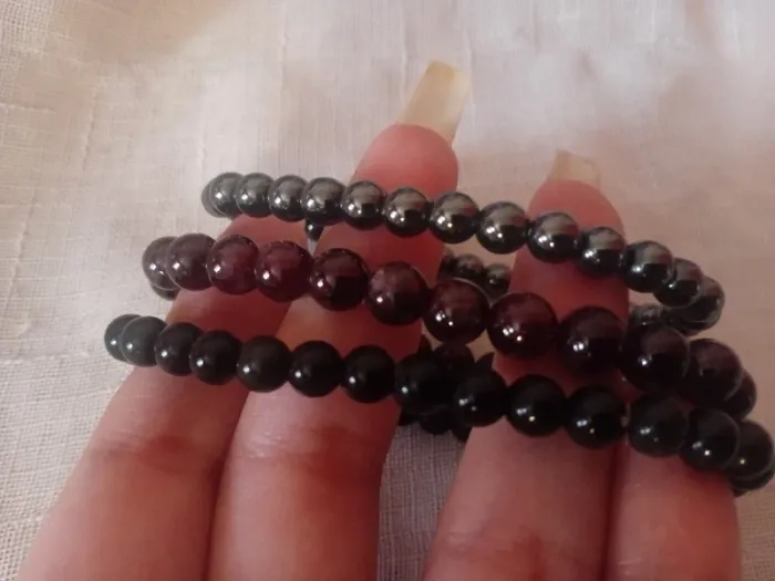 Bracelet en onyx véritable - photo numéro 3