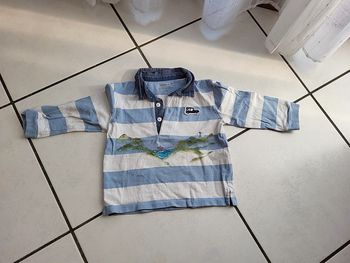 Polo manches longues 18 mois bout'chou bio