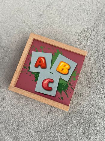 Lettres d’apprentissage en bois