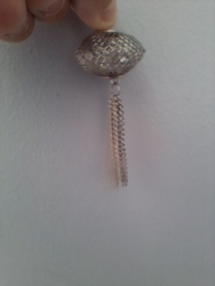 Pendentif argenté - photo numéro 3