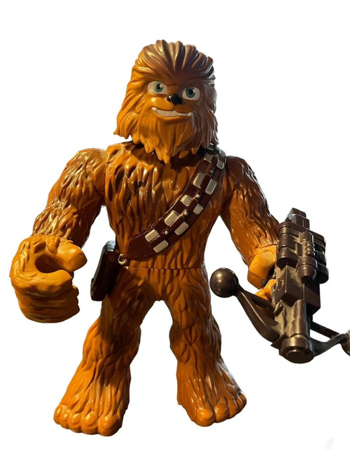 Star wars galactic heroes - Playskool - Figurine Chewbacca + arbalète - 26cm - Mega mighties -